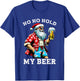 Funny Santa With Sunglasses And Beer Christmas in July T-Shirt - T-Shirt | Royal