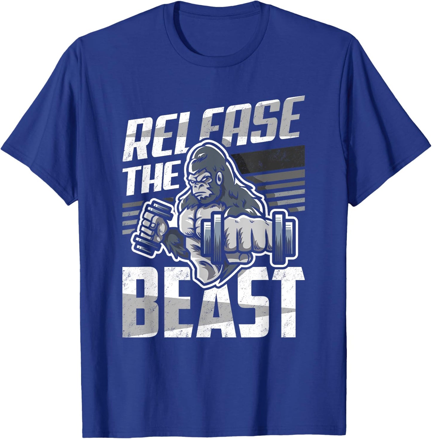 Release The Beast - Bodybuilder Sport Bodybuilding Gift T-Shirt - T-Shirt | Royal