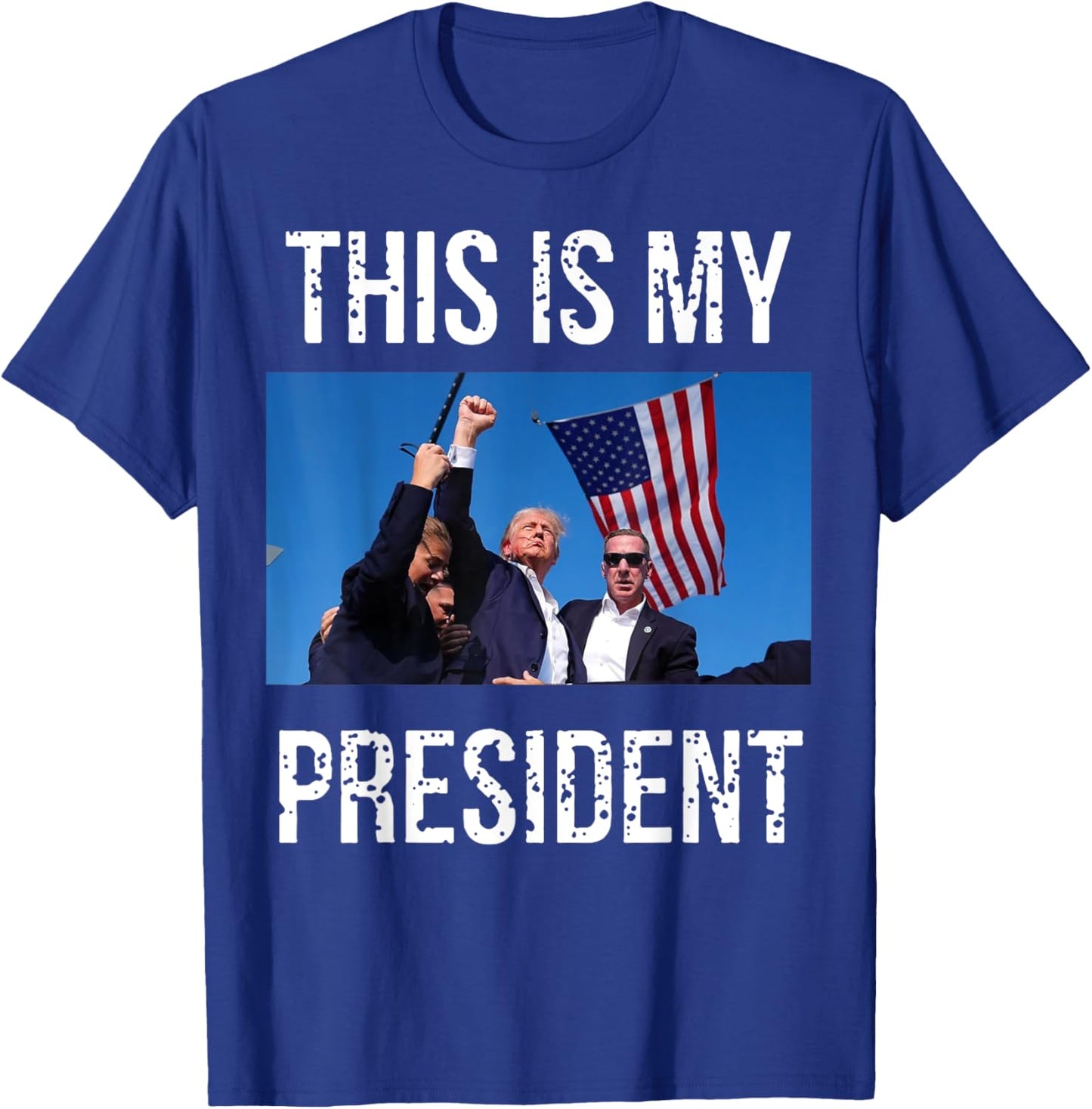 Trump 2024 This Is My President T-Shirt - T-Shirt | Royal