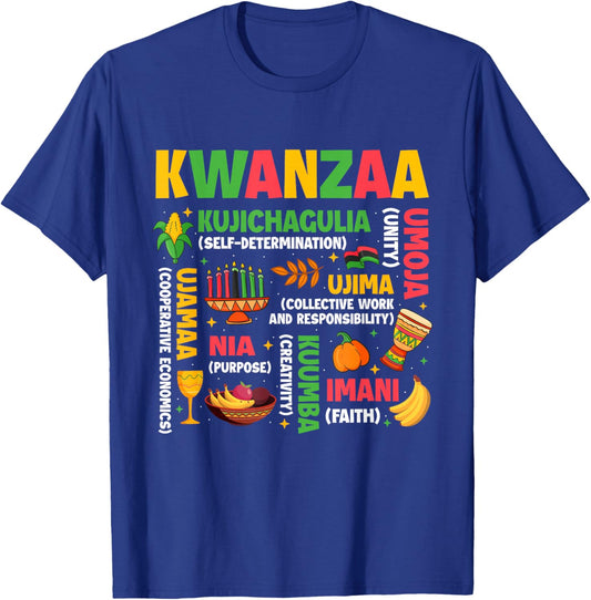 Kwanzaa - African American Heritage Festival T-Shirt - T-Shirt | Royal
