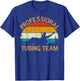 Vintage Retro Style Professional water tubing team boat T-Shirt - T-Shirt | Royal