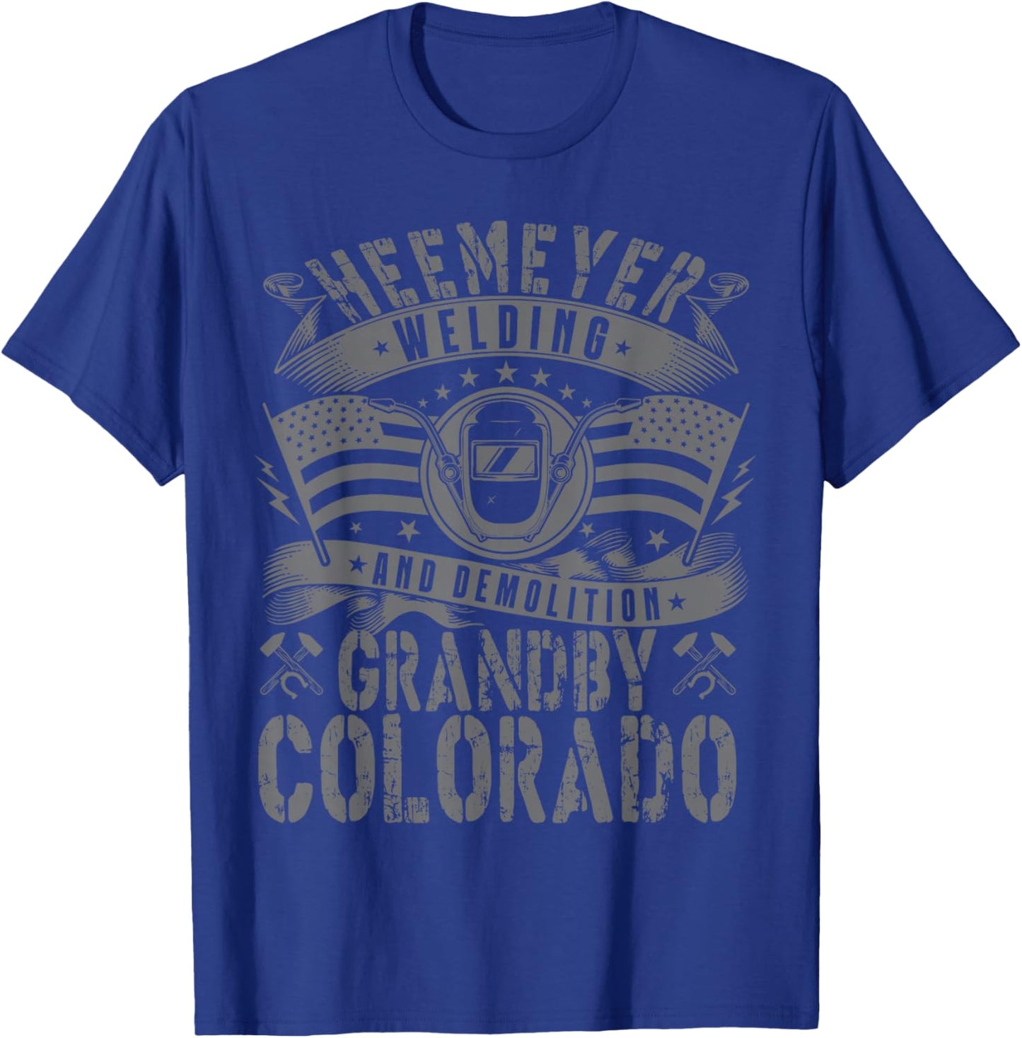 Heemeyer Welding and Demolition Grandby Colorado heemeyer T-Shirt - T-Shirt | Royal
