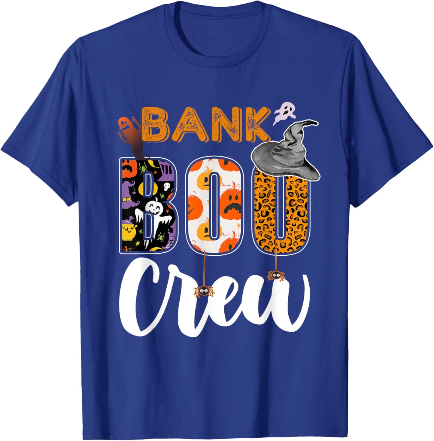 Bank Boo Crew Halloween Matching Banker T-Shirt - T-Shirt | Royal