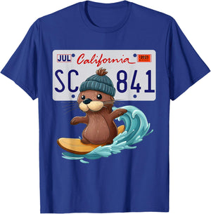 Santa Cruz Sea Otter "841" T-Shirt - T-Shirt | Royal