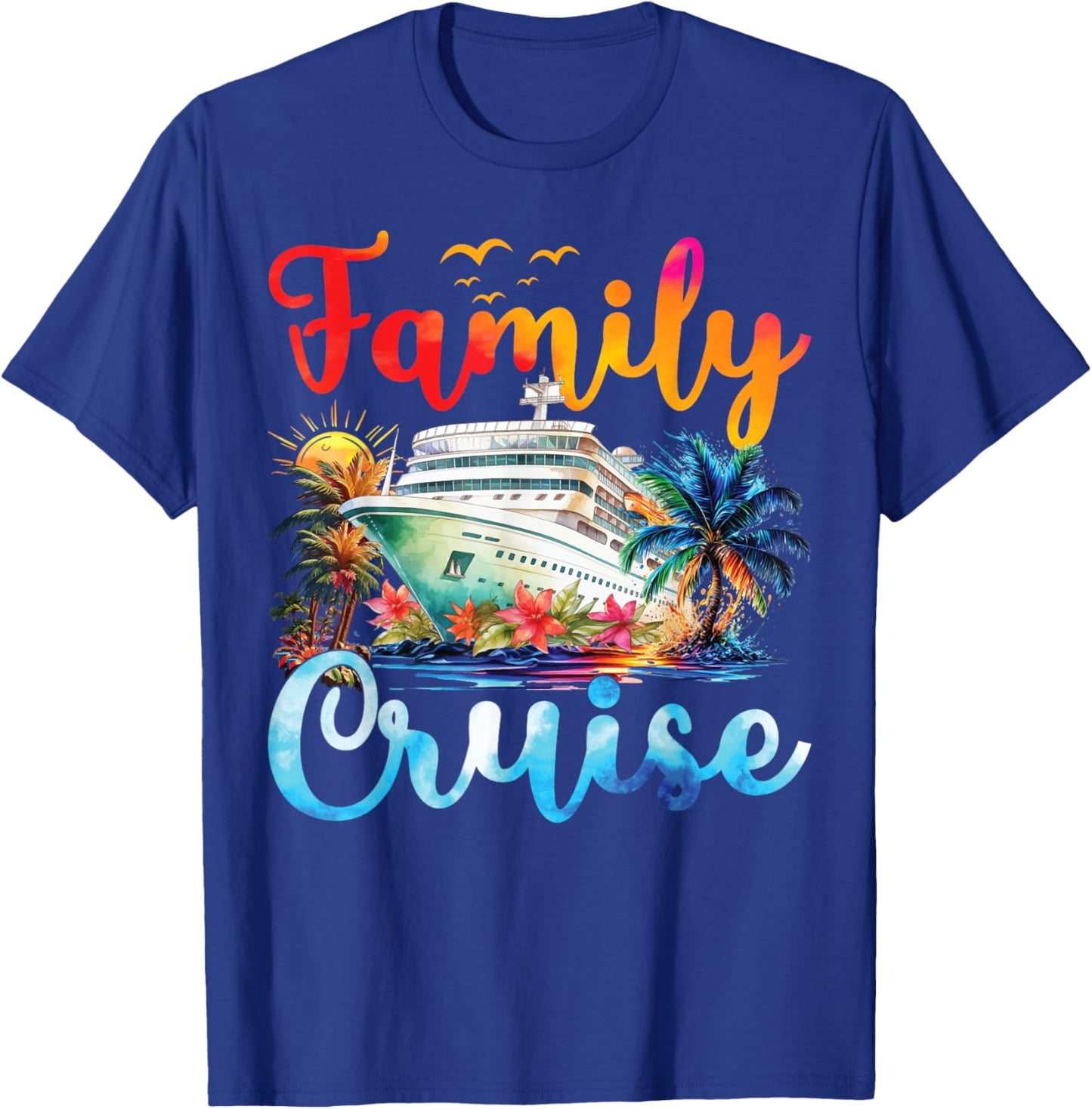 Family Cruise Ship Vacation Trip 2024 Matching Family Cruise T-Shirt - T-Shirt | Royal