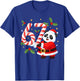Funny 67 Meme Panda Christmas PJm Men Women Family Matching T-Shirt - T-Shirt | Royal