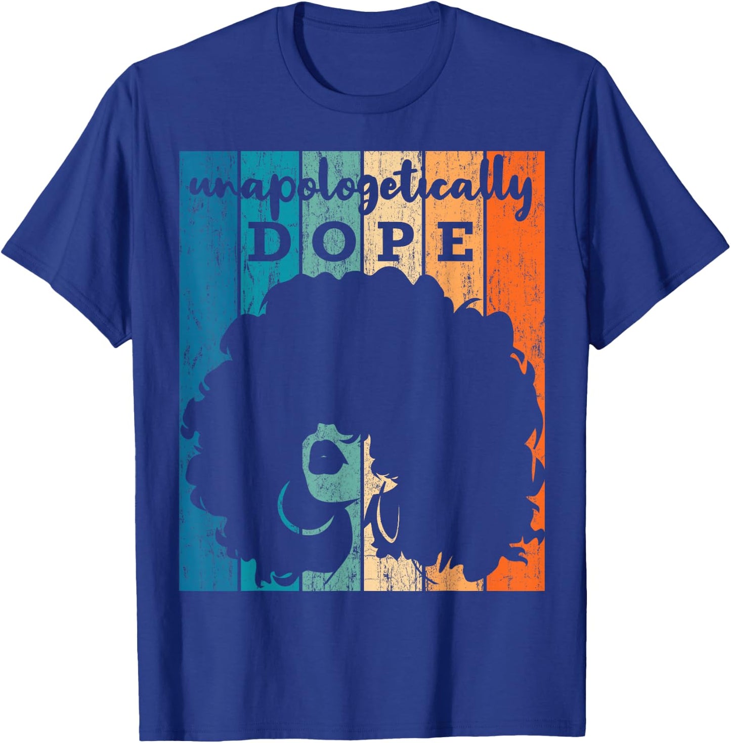 Unapologetically Dope Black History Month African American Short Sleeve T-Shirt - T-Shirt | Royal