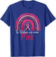 In October We Wear Pink Breast Cancer Pink Rainbow Women T-Shirt - T-Shirt | Royal