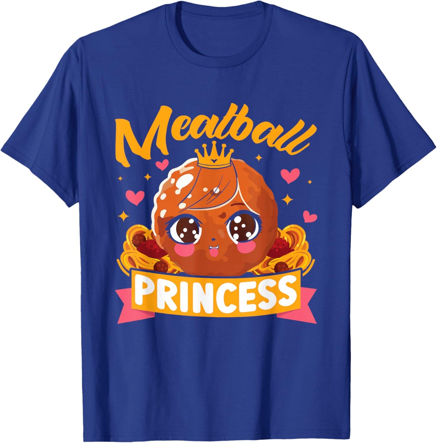 Kids Meatball Princess Funny T-Shirt - T-Shirt | Royal