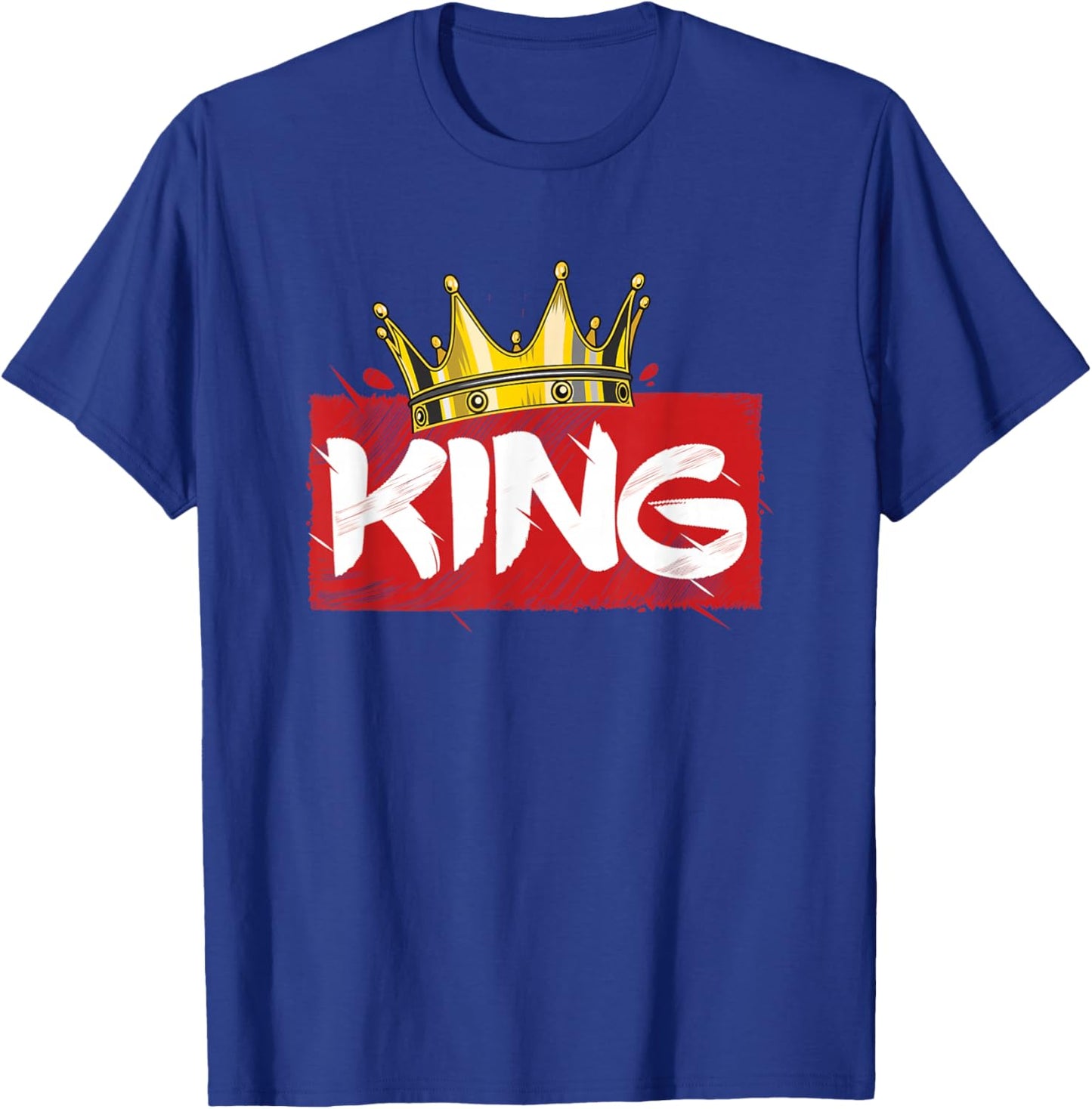 Crown with writing KING T-Shirt - T-Shirt | Royal
