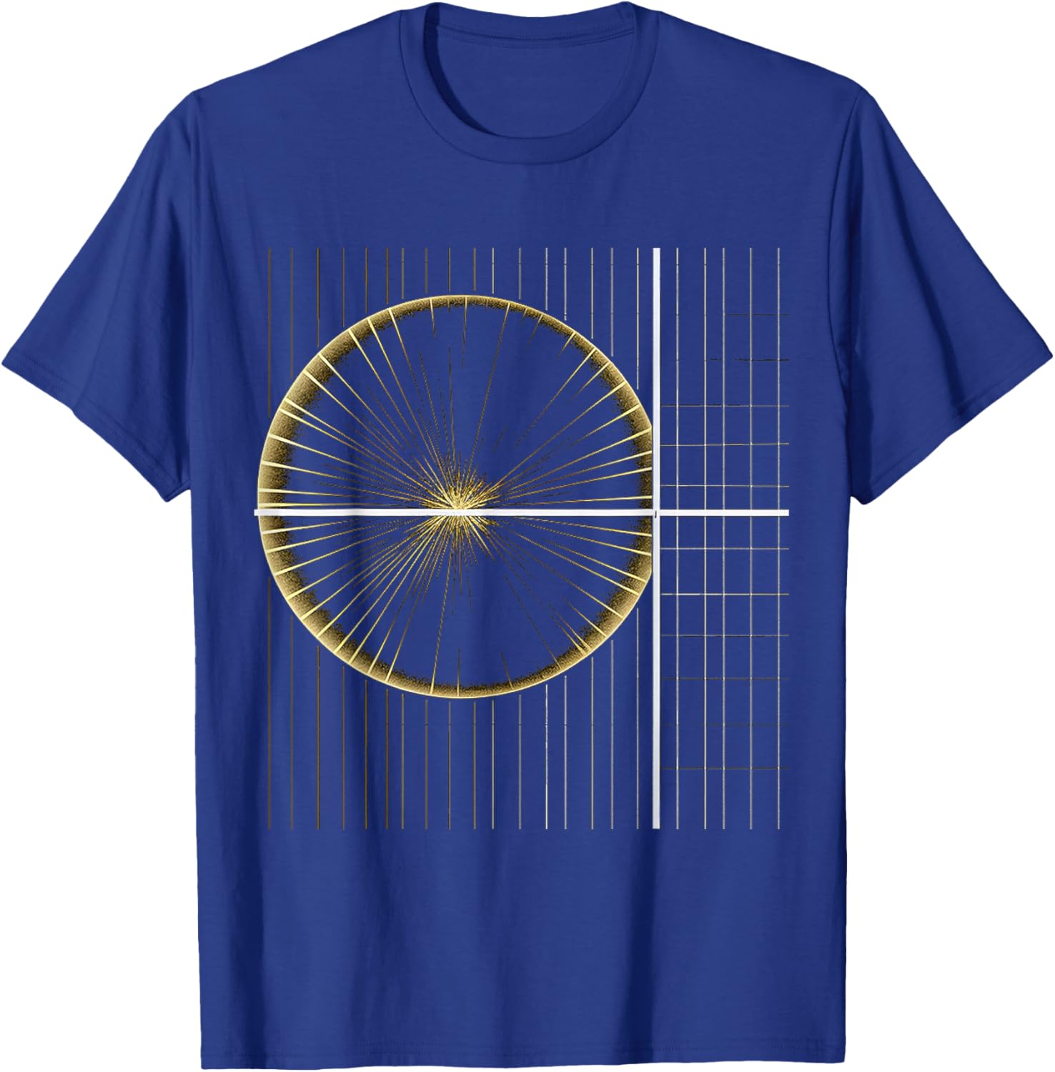 Kunst Illustration Grafik Geometrisches Motiv T-Shirt - T-Shirt | Royal
