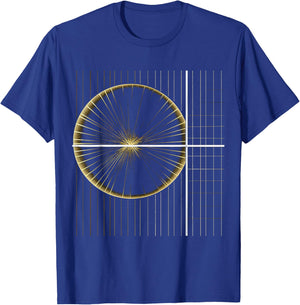 Kunst Illustration Grafik Geometrisches Motiv T-Shirt - T-Shirt | Royal