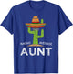 Cute Fun Aunt Humor | Funny Saying Nacho Average Aunt T-Shirt - T-Shirt | Royal