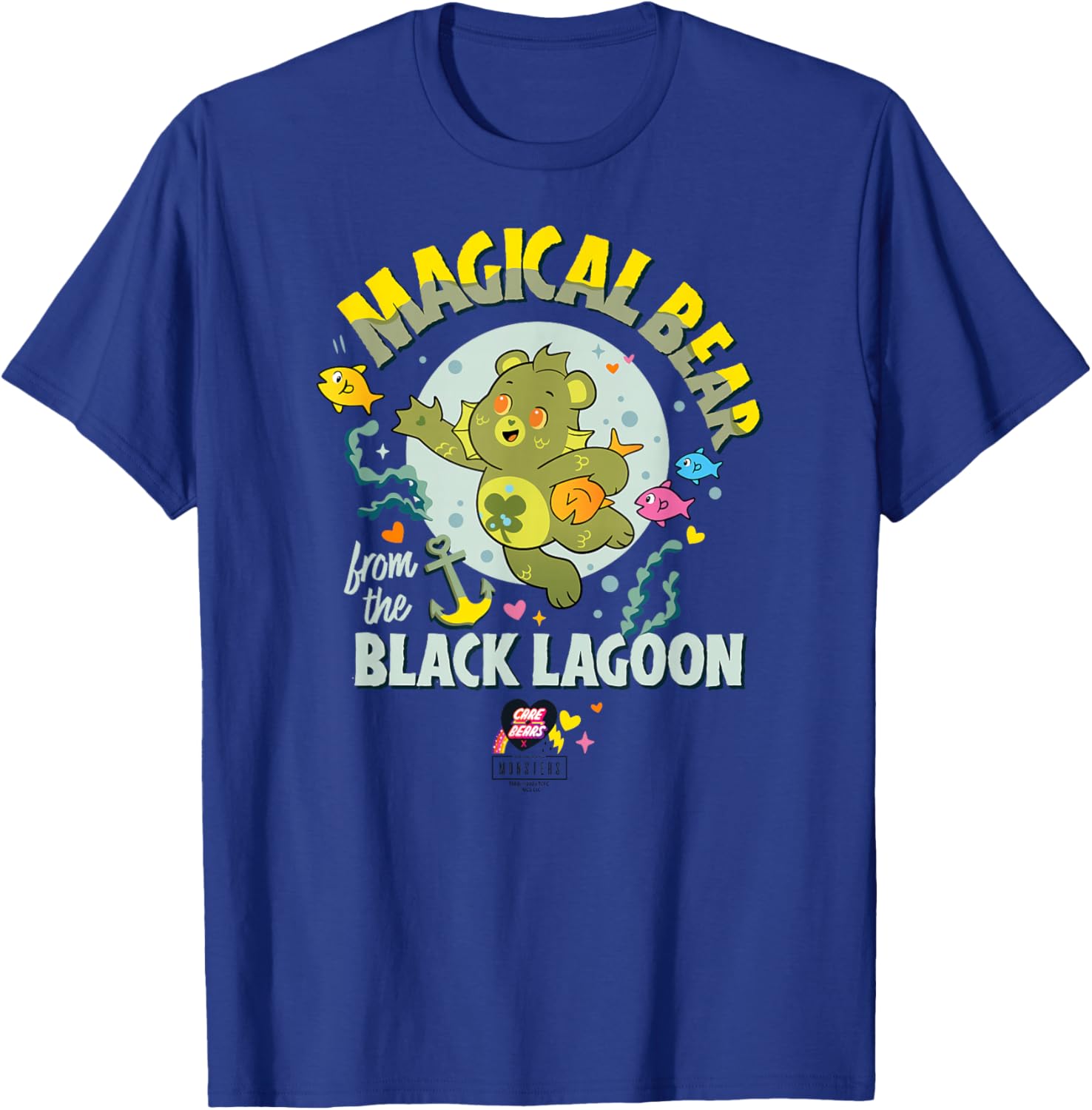 Care Bears x Universal Monsters Magical Bear Creature T-Shirt - T-Shirt | Royal