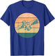 Retro Space Satellite Engineer T-Shirt - T-Shirt | Royal