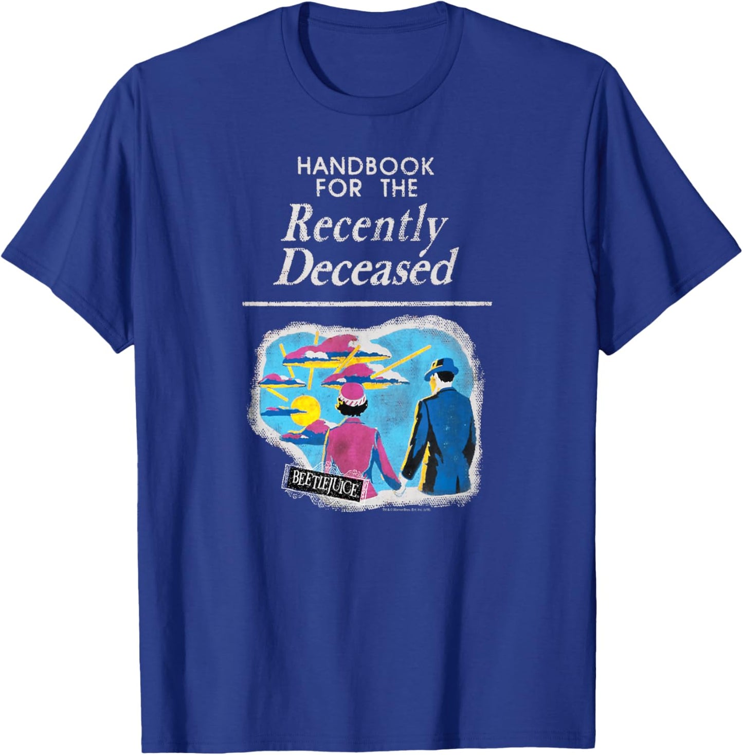 Beetlejuice The Handbook T-Shirt - T-Shirt | Royal