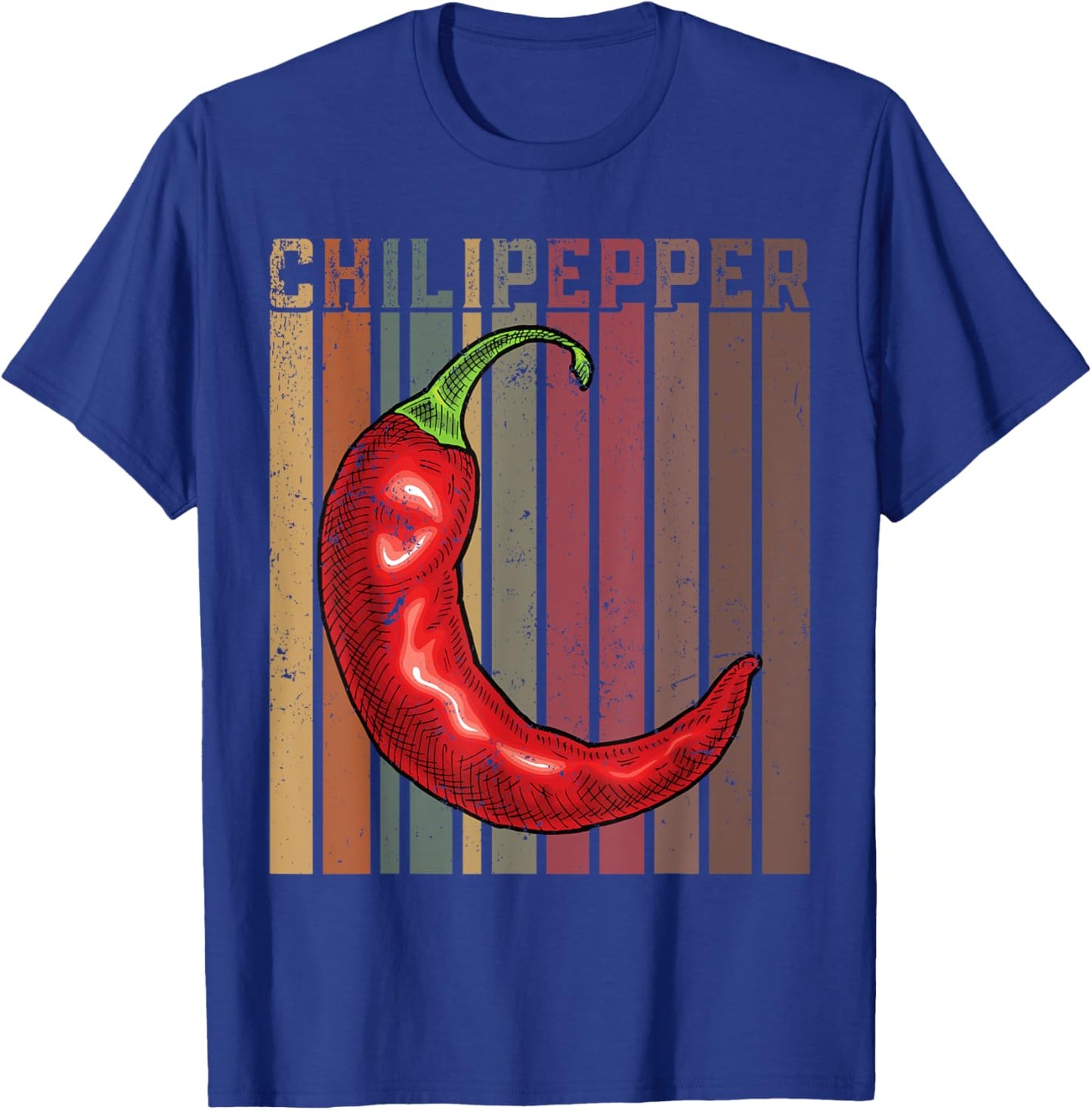 Chili Peppers Red Hot Spicy Pepper Eat Mexican Chili Lovers T-Shirt - T-Shirt | Royal