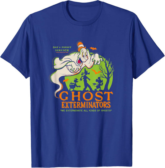 Disney Mickey And Friends Halloween Ghost Exterminators T-Shirt - T-Shirt | Royal