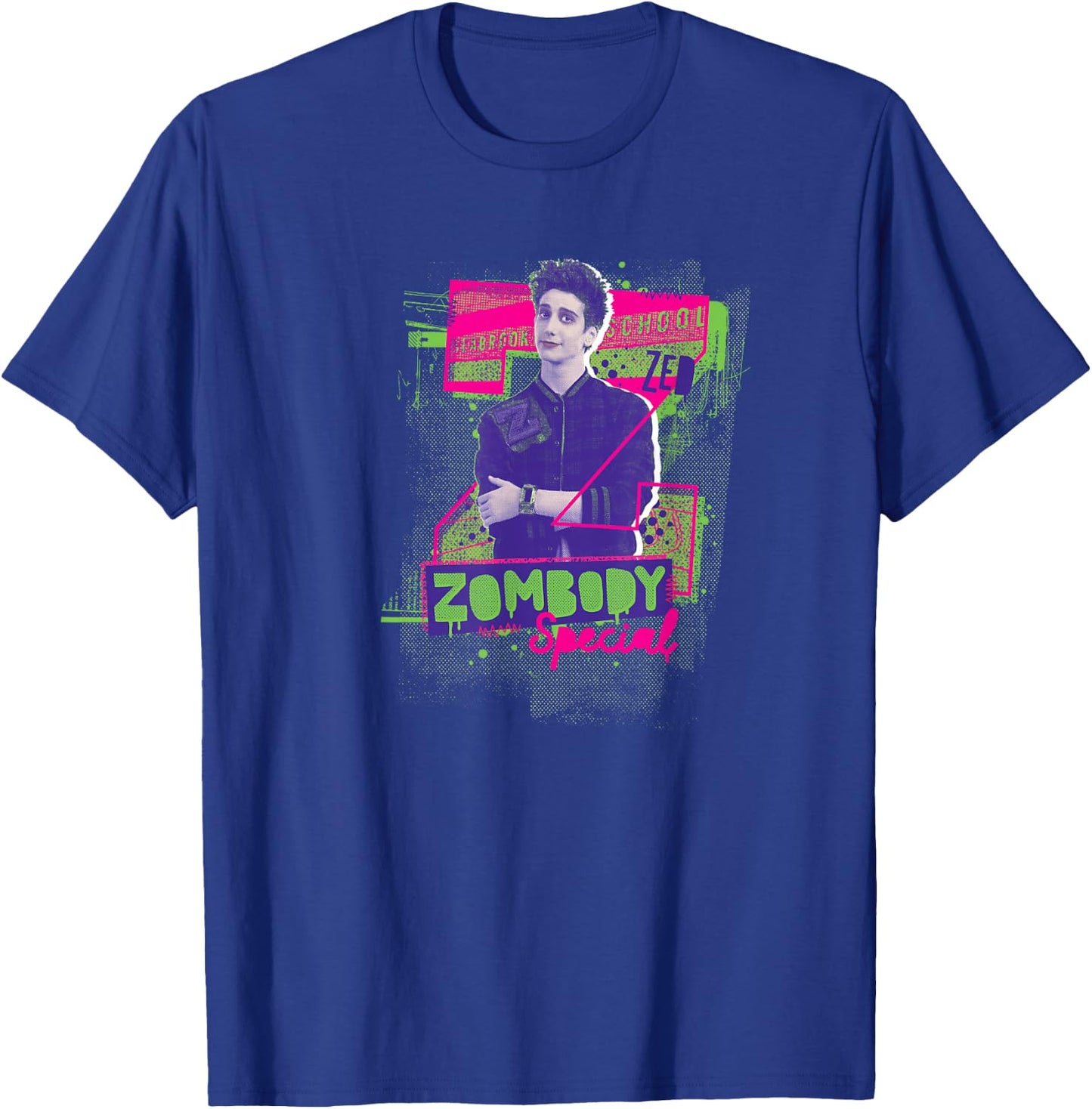 Disney Zombies 3 Zed Zombody Special Centered T-Shirt - T-Shirt | Royal