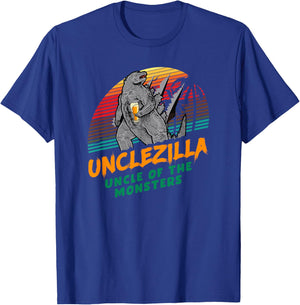 Unclezilla Monster Funny Uncle Gifts Cool Funny Uncle T-Shirt - T-Shirt | Royal