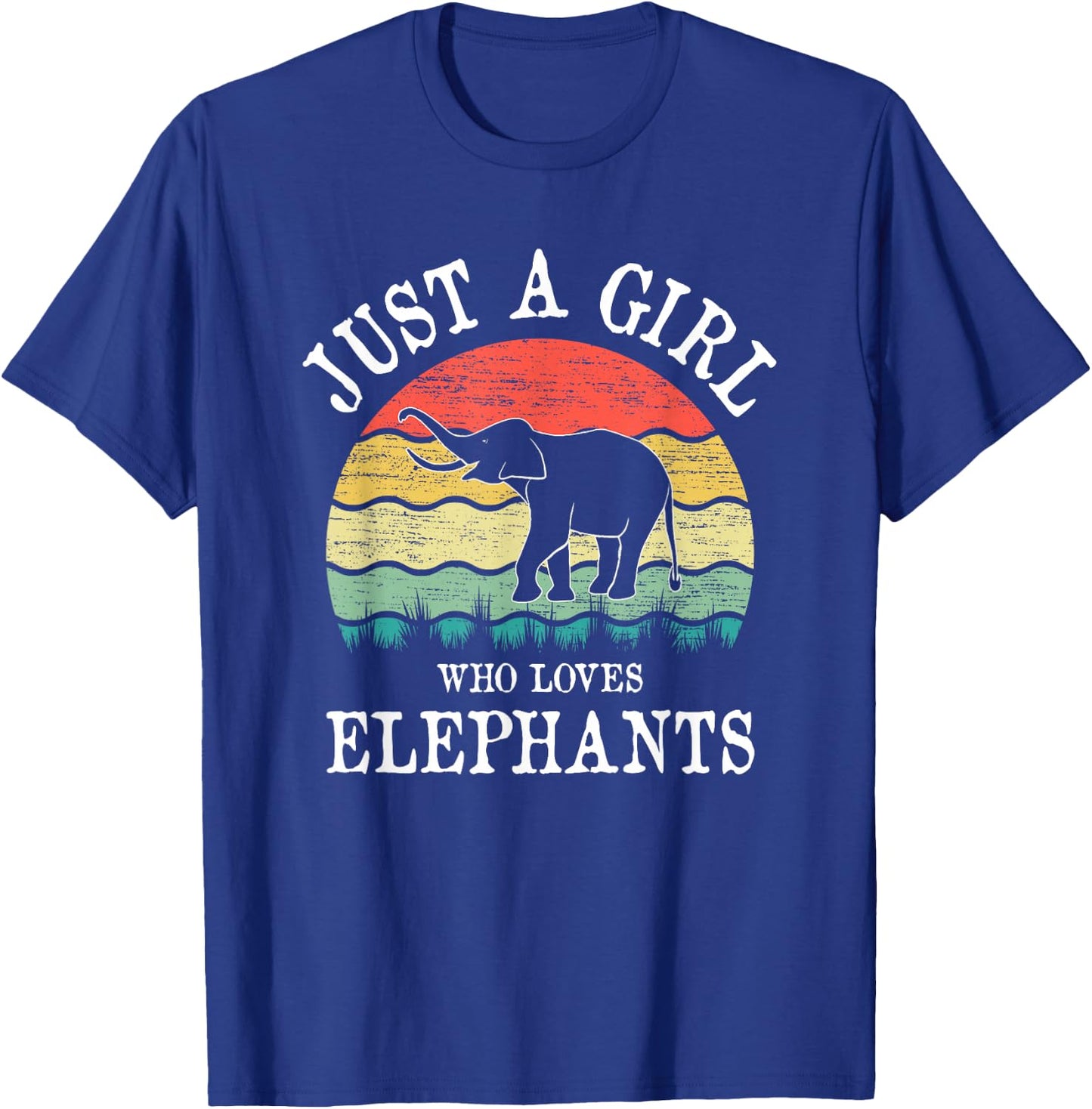 Just A Girl Who Loves Elephants T-Shirt - T-Shirt | Royal