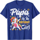 awesome dabbing unicorn birthday Papa Family Matching T-Shirt - T-Shirt | Royal