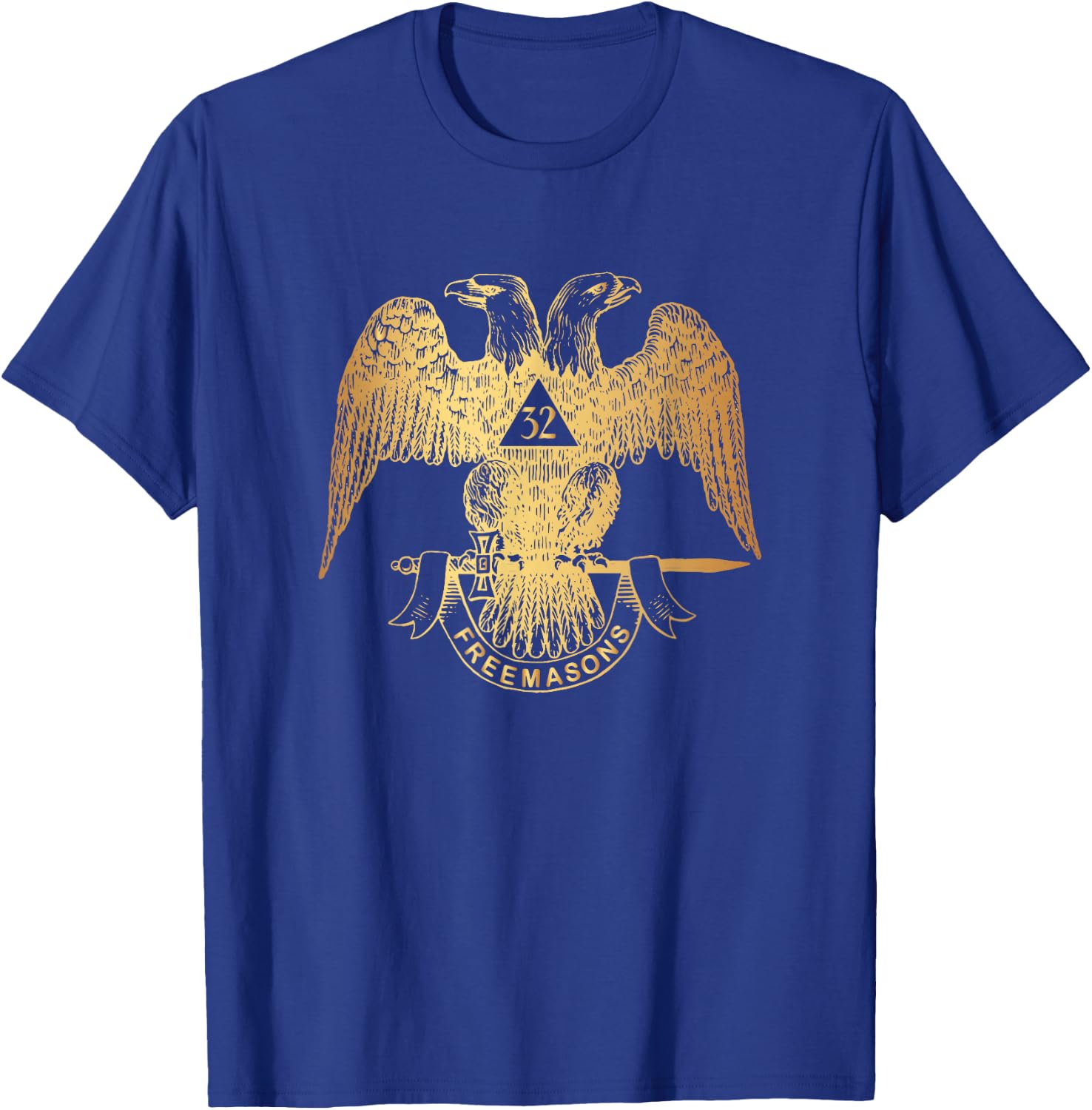 Scottish Rite Eagle 32nd Degree - Freemason Gifts T-Shirt - T-Shirt | Royal