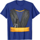 Cool Ninja Uniform | Funny Lazy DIY Halloween Costume Gift T-Shirt - T-Shirt | Royal