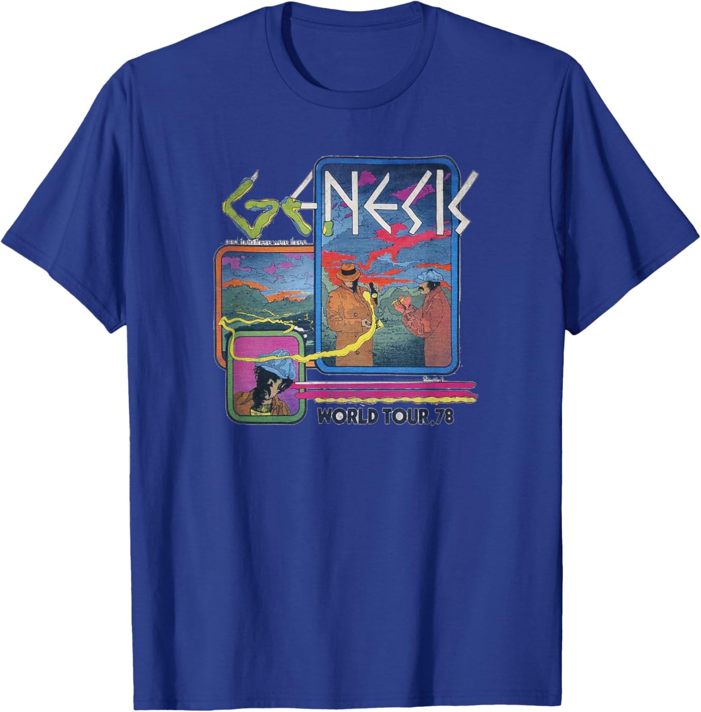 Genesis Rock Music Band World Tour 78 T-Shirt - T-Shirt | Royal