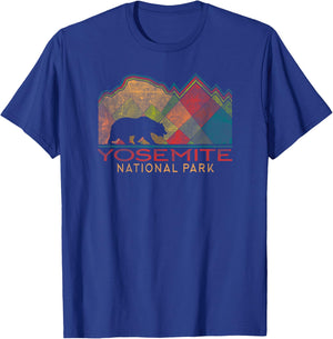 Yosemite National Park Vintage T-Shirt - T-Shirt | Royal