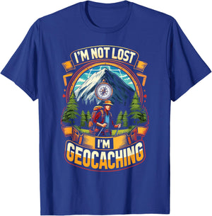 Geocache Enthusiasts I'm Geocaching T-Shirt - T-Shirt | Royal
