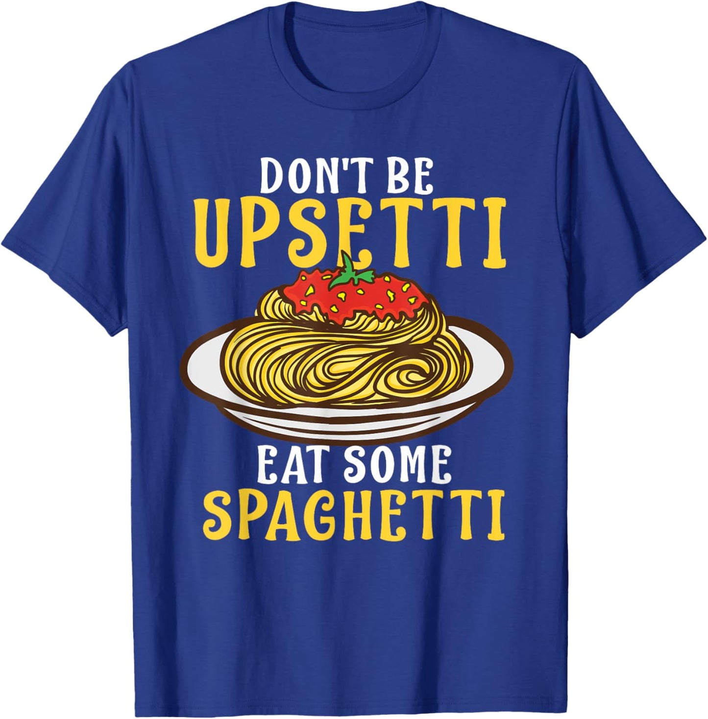Spaghetti Design Women Kids Italian Food Pasta Lover T-Shirt - T-Shirt | Royal