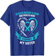 In Memory of my Sister Ovarian Cancer Awareness Memorial T-Shirt - T-Shirt | Royal