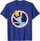 NASA space t shirt RETRO Challenger Shuttle mission T-Shirt - T-Shirt | Royal