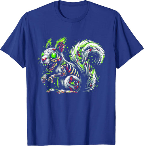 Zombie Squirrel Dark Halloween Horror Skeleton Creepy Gifts