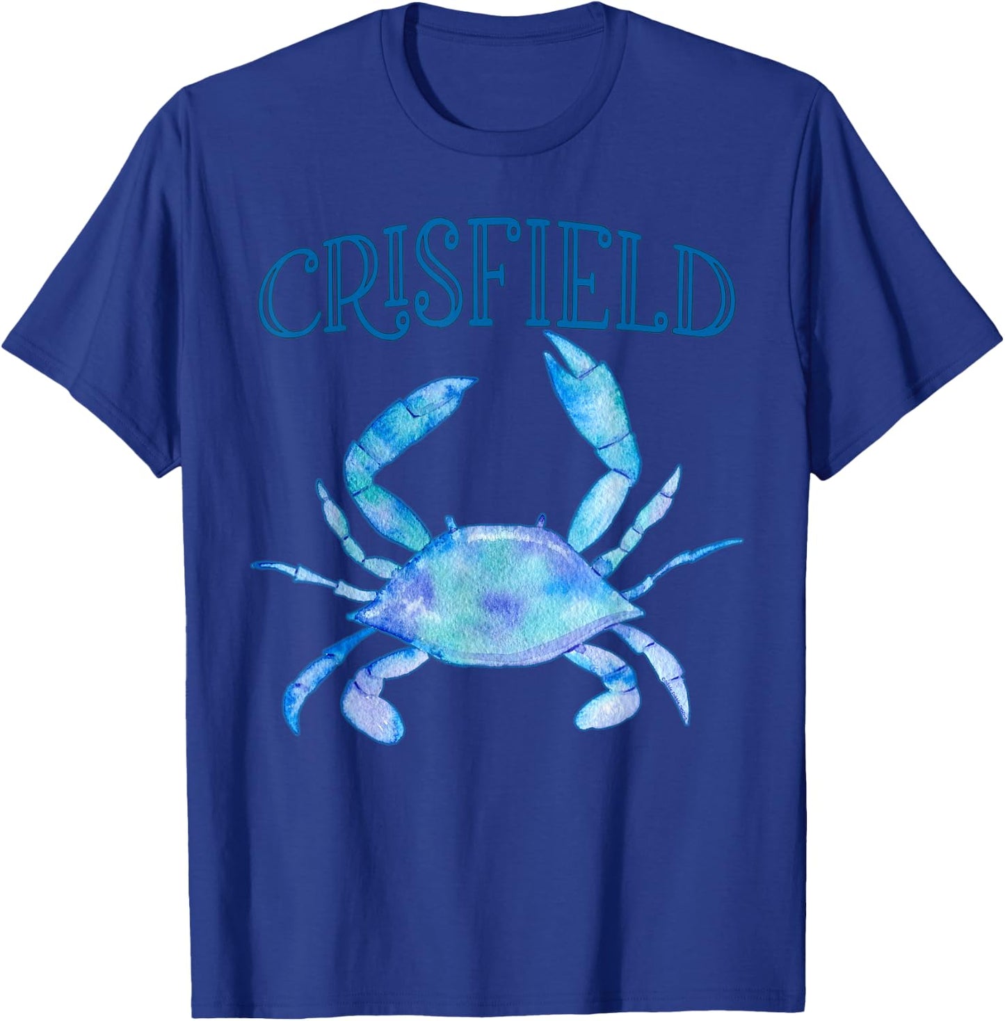 Crisfield's Beautiful Chesapeake Bay Blue Crab - Crisfield T-Shirt - T-Shirt | Royal