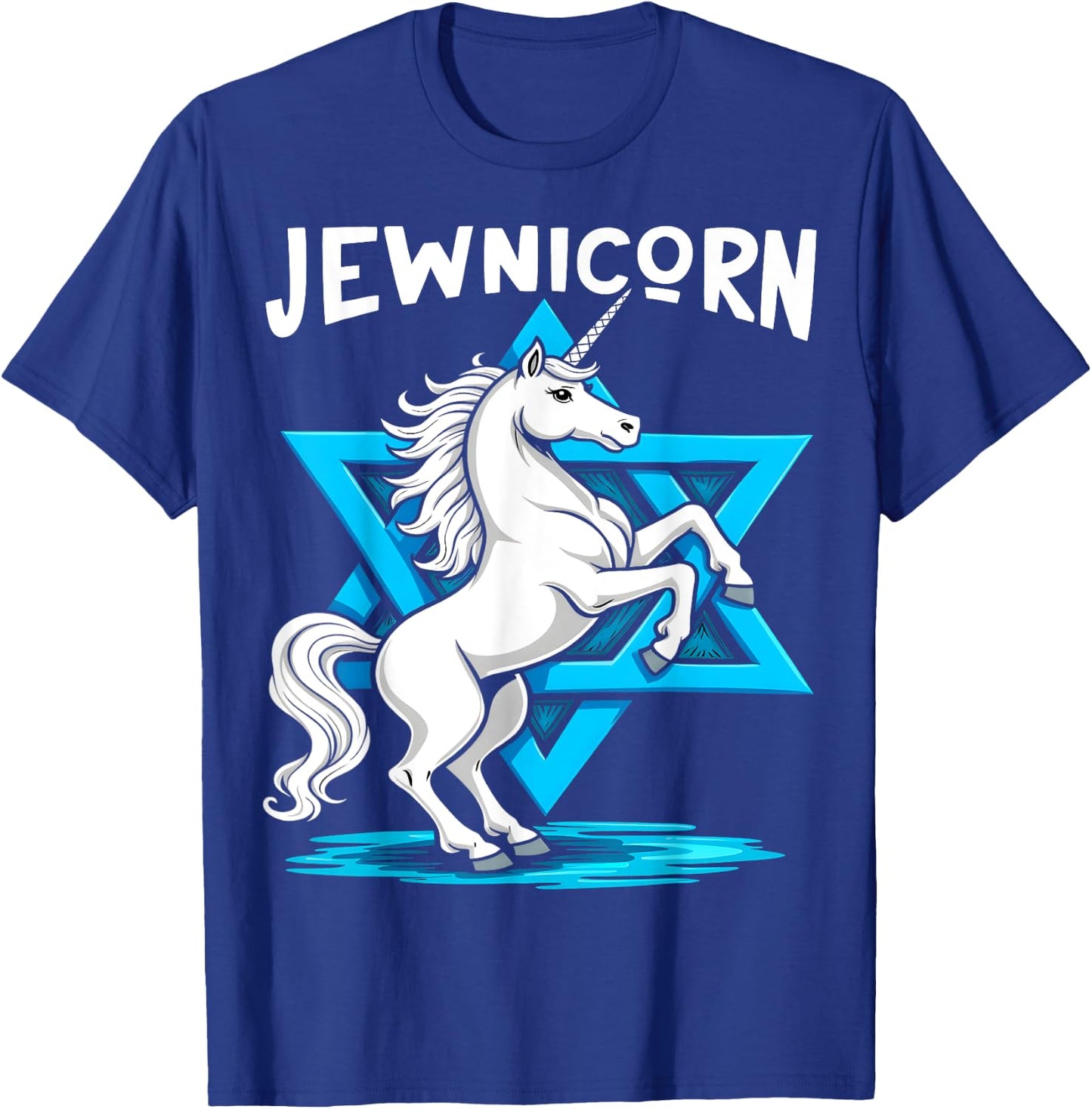 Jewnicorn Funny Jewish T-Shirt - T-Shirt | Royal