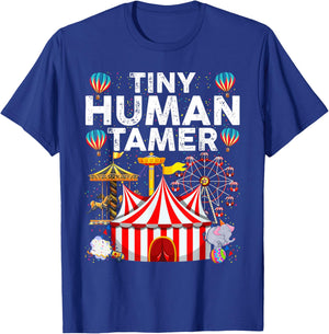 Tiny Human Tamer - Circus Birthday Party Circus Costume T-Shirt - T-Shirt | Royal