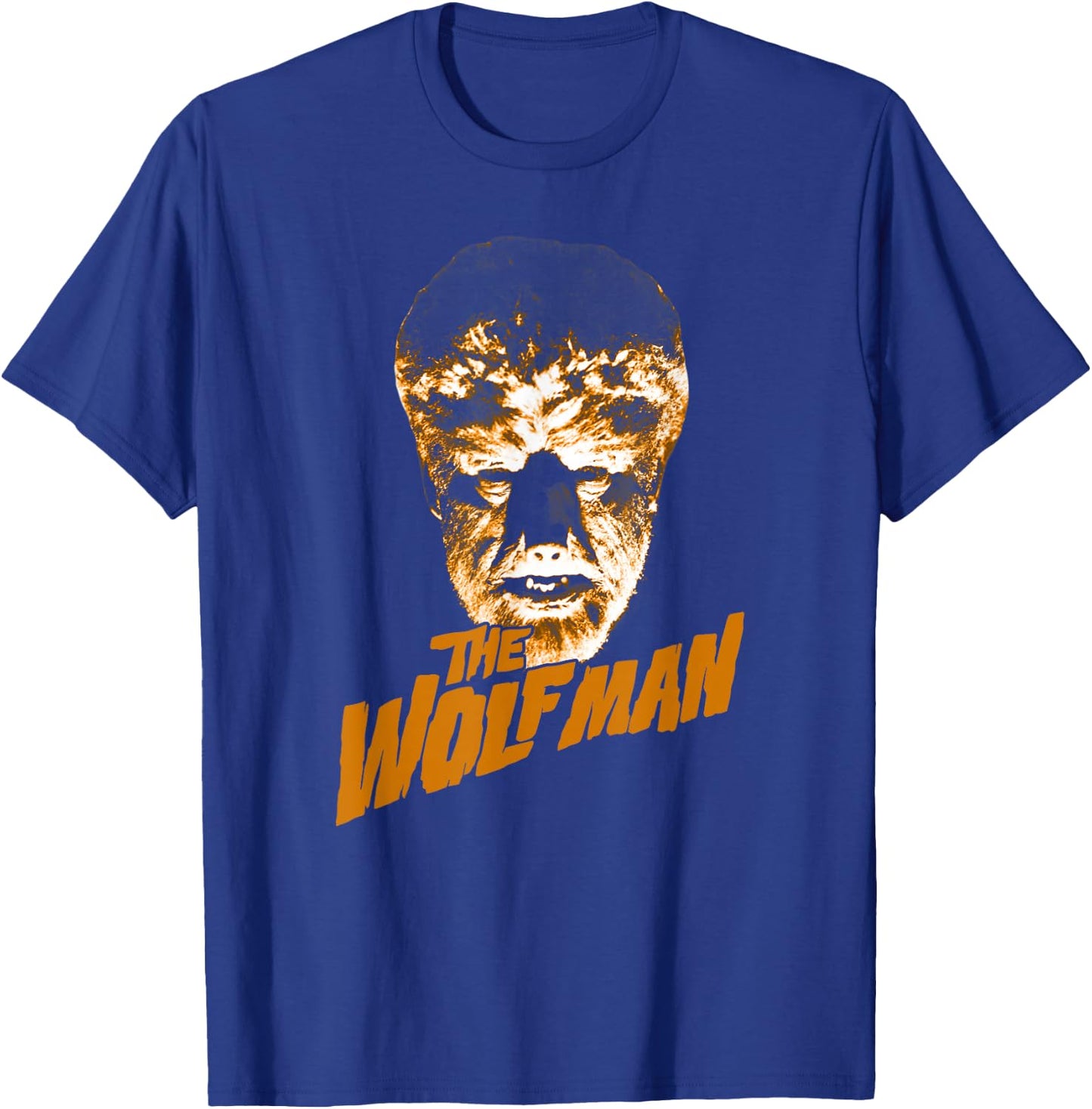 Universal Monsters The Wolf Man Dark Portrait T-Shirt - T-Shirt | Royal