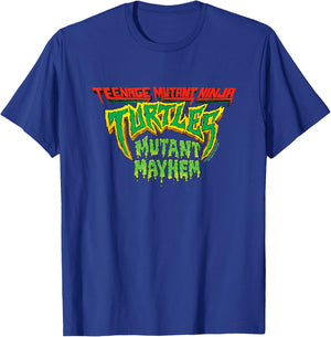 Teenage Mutant Ninja Turtles: Mutant Mayhem Logo T-Shirt - T-Shirt | Royal