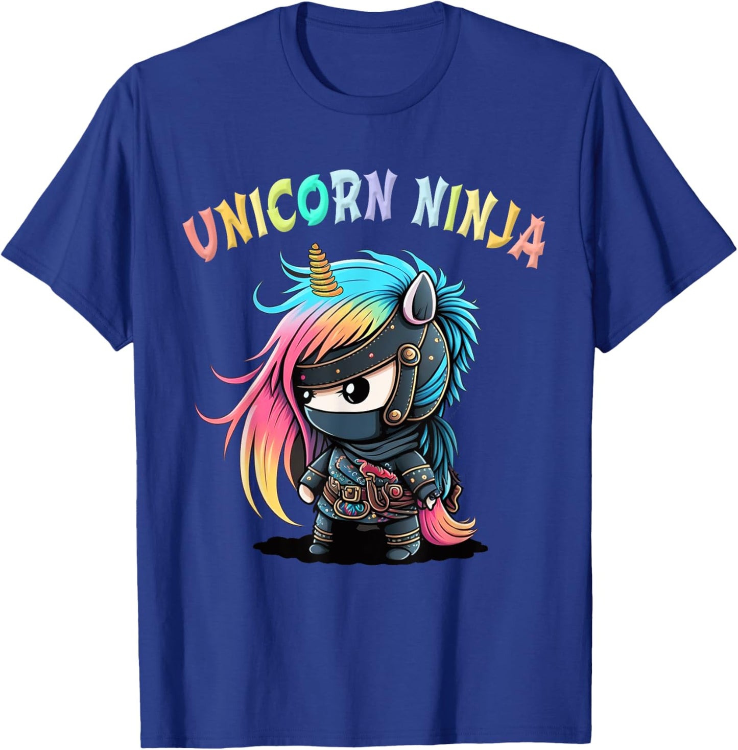 UNICORN NINJA Girls In Training Kids Kinder Teachers Squad T-Shirt - T-Shirt | Royal