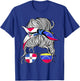 Dominican Republic Flag Venezuela Grown Women Girl Country T-Shirt - T-Shirt | Royal