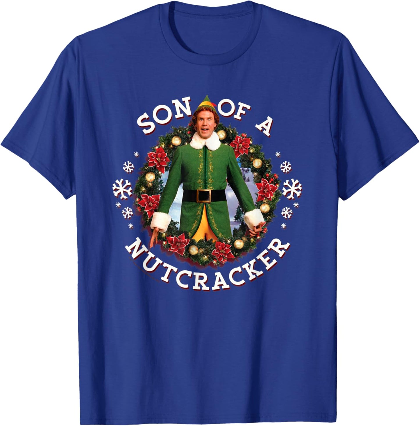 Elf - Son of A Nutcracker Wreath T-Shirt - T-Shirt | Royal