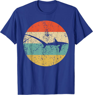 Thresher Shark Retro Shark Icon T-Shirt - T-Shirt | Royal