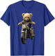 Teddy Bear Biker T-Shirt - T-Shirt | Royal