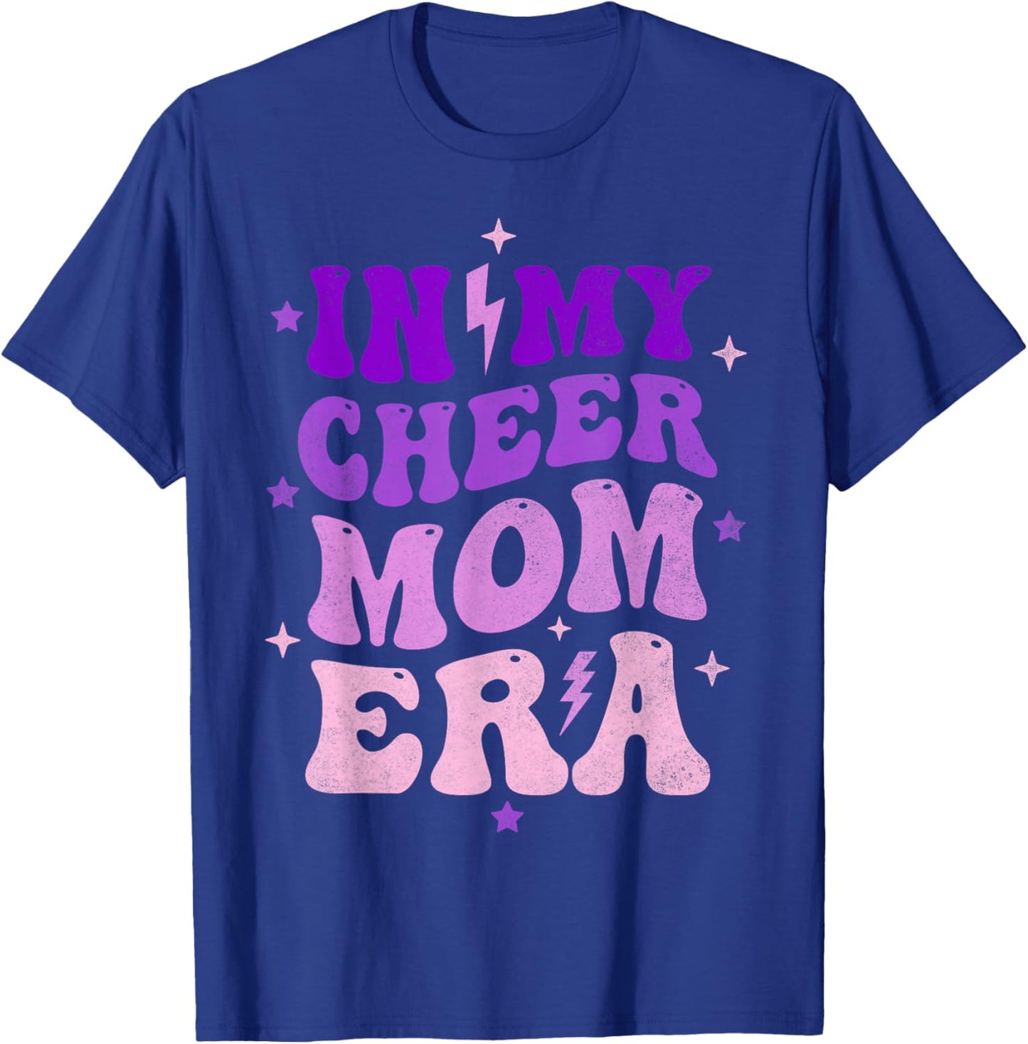 Trendy In My Cheer Mom Era Cheerleading Cheer Mama T-Shirt - T-Shirt | Royal