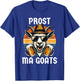 Funny Oktoberfest Prost Ma Goats Beer Festival Men Women T-Shirt - T-Shirt | Royal