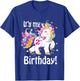 Its My 2nd Birthday Unicorn Outfits for toddler girls gift T-Shirt - T-Shirt | Royal