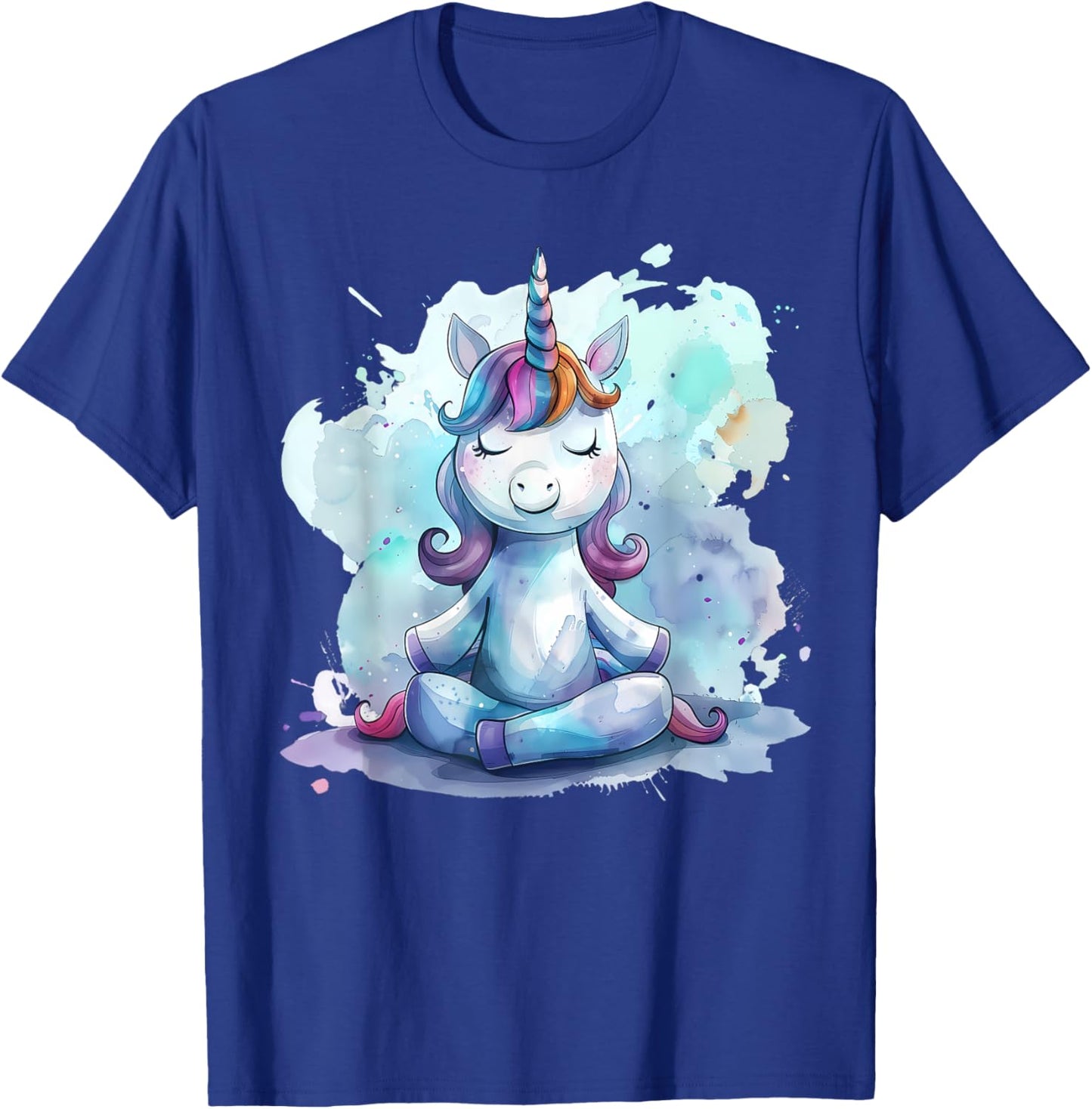 Unicorn Meditation Hindu Zen Buddha Spirituality Buddhist T-Shirt - T-Shirt | Royal
