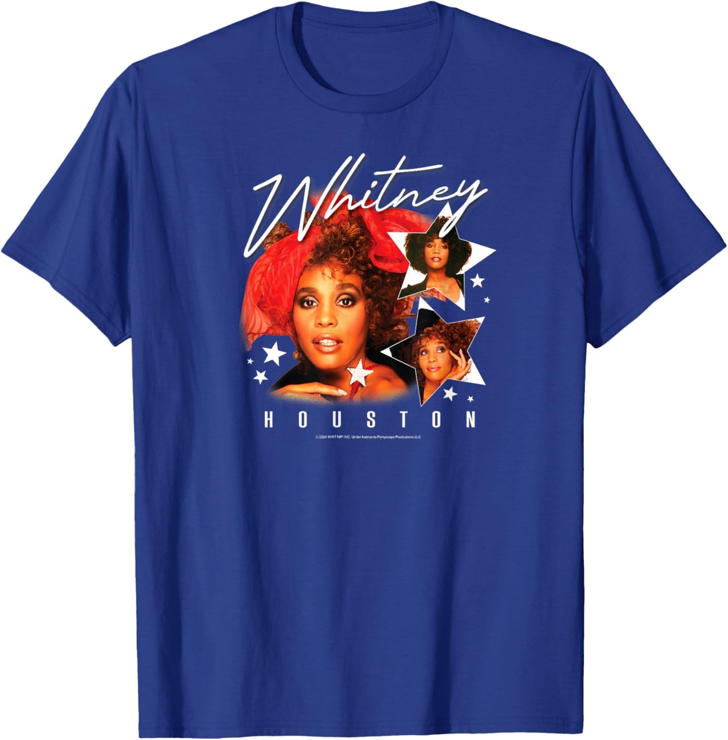 Whitney Houston - Stars The Voice Music Singer Artist T-Shirt - T-Shirt | Royal